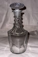 Vintage Glass Decanter With Etched Ducks picture