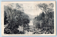 England Postcard The Borrowdale Birches and River Derwent c1930's Vintage picture