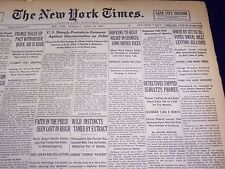 1935 APRIL 20 NEW YORK TIMES - DETECTIVES TAPPED SCHULTZ - NT 3803 picture