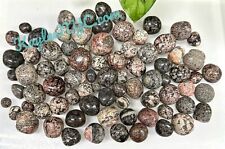 Wholesale Lot 2 Lbs Natural Firework Obsidian Tumble Healing Energy Nice Quality picture