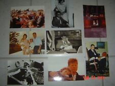 Lot of 8 JF Kennedy & Family Postcards (4-in x 6-in) new condition with tiny bow picture
