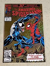The Amazing Spider-Man #375 NM Gold Foil 30th Anniversary Cover (1993 Marvel) picture