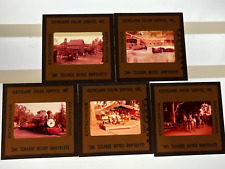 1950s Knotts Berry Farm Ghost Town 35mm Slides 1958 lot of 5 Seals, Train, Horse picture