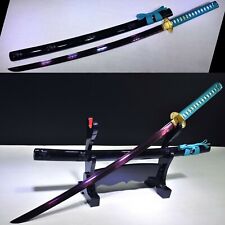 Handmade Purple T1095 High Carbon Steel Katana Japanese samurai sword Full Tang picture