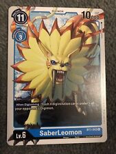 SaberLeomon BT1-043 - Blue - Uncommon  Special Booster VER.1.0 - Digimon TCG picture