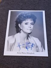 Anna Marie Alberghetti Signed 8x10 Black & White Promo Photograph Actress Singer picture