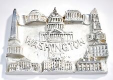 Vintage Washington DC Souvenir Solid Aluminum Ashtray picture