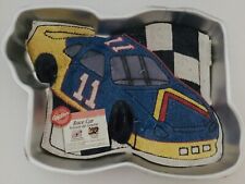 Wilton RACE CAR #11 Cake Pan With Instructions 1998 Aluminum Racing Birthday picture