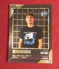 1/1 ⭐️ Faze Rug 2021 TruCreator Gold Foil 1st Black List SSP One-of-One picture