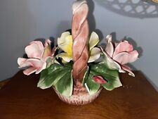 Exquisite Vintage Capidomante Flower Basket picture