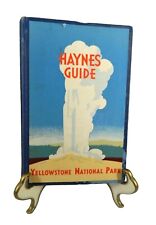 Haynes Guide Yellowstone National Park 1940 Hardcover 46th Edition w foldout Map picture