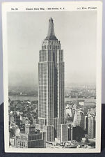 Postcard New York 1946 Empire State Building Wills Building Unposted Wm. Frange picture