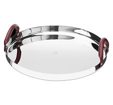 CHRISTOFLE MOOD NOMADE STAINLESS STEEL ROUND TRAY #5900400 BRAND NIB RARE F/SH picture