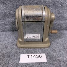 Vintage Boston Ranger 55 Manual Metal Pencil Sharpener 6 Hole Silver Table/Wall picture