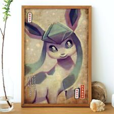 40x50 NO FRAME Retro Poster Glaceon Canvas Painting Japanese Wall Art Prints picture