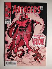 Avengers #57 Facsimile, Paul Bettany Signed, JSA COA, Vision 1st App., Disney+🔥 picture