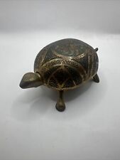 VINTAGE TURTLE BELL TOLEDO SPAIN DAMASQUINA BRASS HOTEL BELL. WORKS BEAUTIFULLY picture