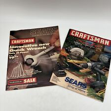 1997-1998 Sears Craftsman Tool Catalog - Power And Hand Tools - LOT OF 2 picture
