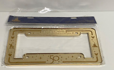 Walt Disney World 50th Anniversary License Plate Metal Frame New picture