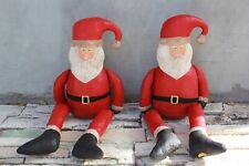 Two Large Santa Claus Statues, Shelf Sitter Christmas Photo Props, Father Frost, picture