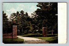 Binghamton NY-New York, View Of Ross Park Entrance Vintage Souvenir Postcard picture