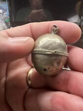 Large antique Turkman handmade CAT BELL awesome sound picture