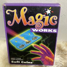 Magic Works Soft Coins by Milton Bradley Complete W/Box Vintage 1990’s picture