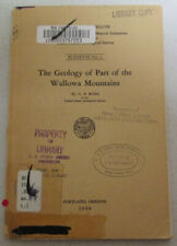 Geology of WALLOWA MOUNTAINS, Oregon  GEOLOGICAL SURVEY Gold Mines, Mining picture