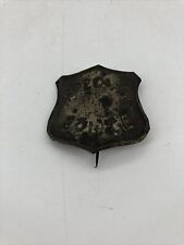 Very Rare. Antique. Special Police Pin Badge, Shield. Rustic. picture