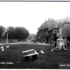c1940s Gullane, Firth of Forth, East Lothian, Scotland RPPC West Real Photo A132 picture