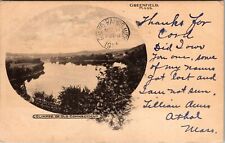 Greenfield MA-Massachusetts, Glimpse Old Connecticut, c1905 Vintage Postcard picture