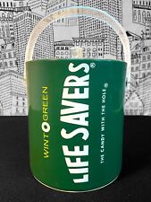 RARE Vintage LIFE SAVERS Ice Bucket Wint O Green Mint Plastic Lifesavers W/ LID picture