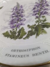SUISSE LANGENTHAL lavender herb Porcelain plate 1975 see all lists 4 comb ship picture