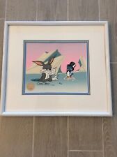 Frigid Hare cel signed by Chuck Jones, custom framed picture