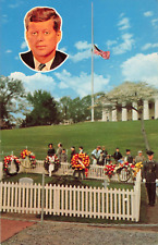 Arlington VA, John F. Kennedy JFK Grave National Cemetery, Vintage Postcard picture