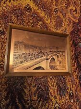 Vintage Etchmaster Original Copper Etching - London Bridge picture