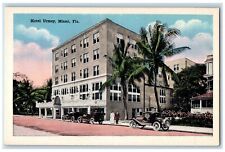 c1910 Exterior View Hotel Urmey Classic Cars Miami Florida FL Vintage Postcard picture
