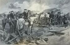 1898 American Revolution Siege and Surrender at Yorktown Cornwallis illustrated picture