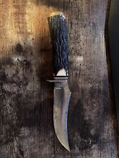 VINTAGE SCHRADE USA 498 Hunting Skinning Survival Bowie Knife picture