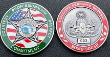 MCSO - Monroe Sheriff's Office Bomb Squad SecondGEN 1.75in S challenge coin picture