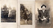 3- RPPC Postcards Family Views One Price for All Set #2 picture