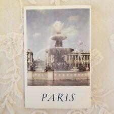 Vintage c1951 Paris Photo Booklet Souvenir Travel Photographs.   picture