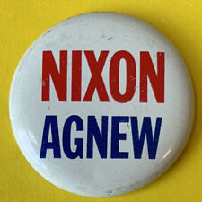 1968 Richard Nixon Spiro Agnew Vintage US Political button pin Campaign badge picture