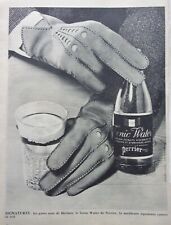 advertising gloves HERMES and perrier tonic year 1961 N°A3473 picture