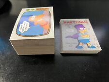 1990 Topps The Simpsons 88 Trading Cards + 22 Stickers Complete Set picture