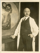 Prof. Dr. Max Rabe in His Workshop, 1928, Vintage Silver Print Vintage Silver P picture