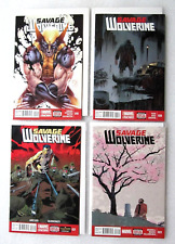 LOT OF 4 SAVAGE WOLVERINE #19 #20 #21 #23 - 2014 MARVEL COMIC - BOARDED - NEW picture