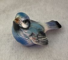 Vintage Goebel Germany Porcelain Sparrow CV72 Hand Painted Blue Bird picture
