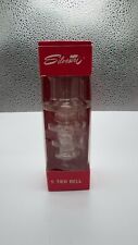Vintage Silvestri Clear Glass 5 Tier Nesting Bells Christmas Ornament w/Box picture