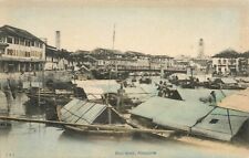 1920 Boat Quay, Singapore Postcard picture